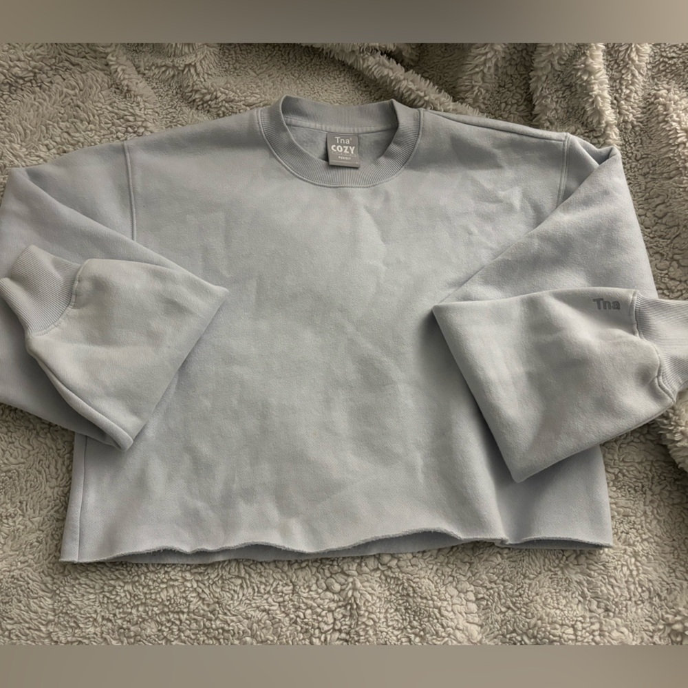TNA Cozy Heather Gray Sweatshirt